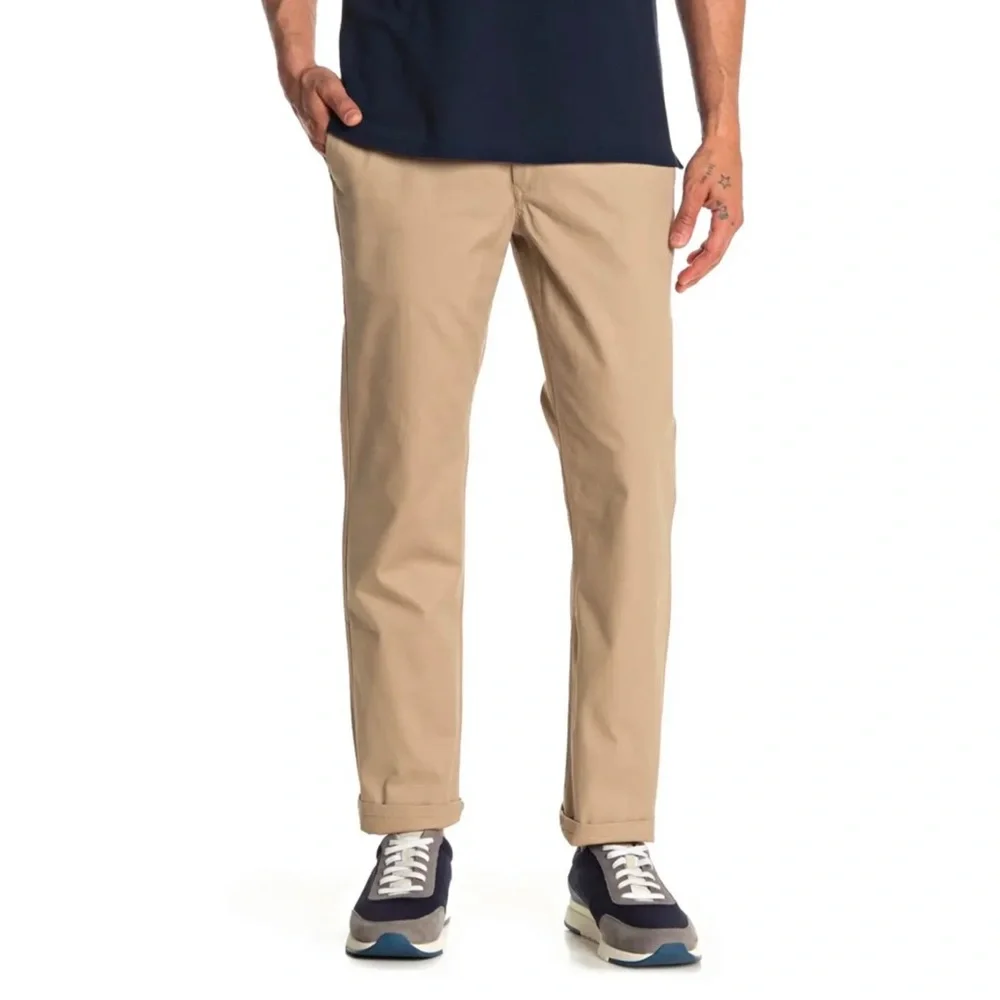 ✨HOST PICK✨ BONOBOS | Men's Solid Washed Straight Chino Pants in Khaki